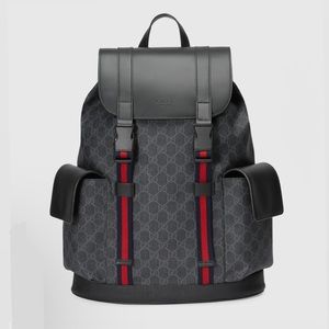 Gucci GG Black Backpack